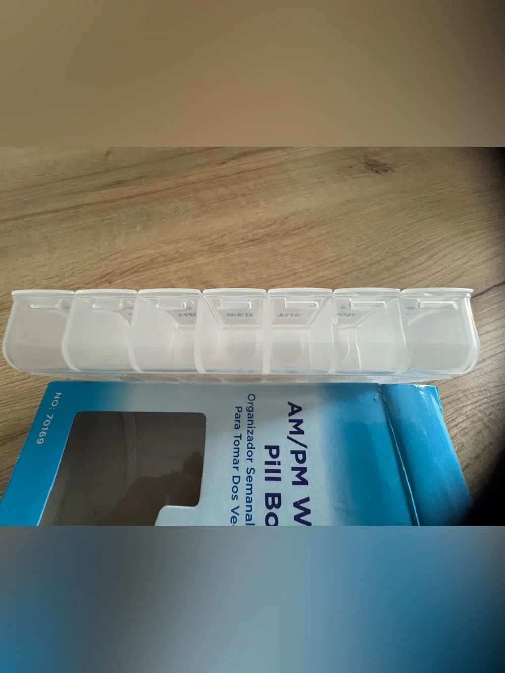 4 Multiple AM/PM Weekly Pill Organizer -
